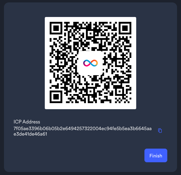 ICP donation QR code